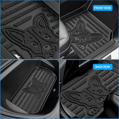 TPE Floor Mats & Cargo Mats Set for Tesla Model Y