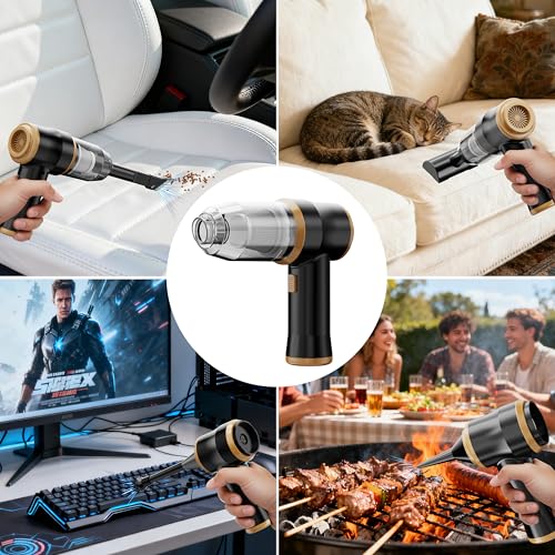 Mini Car Vacuum 15000Pa Portable Cordless Handheld Vacuum Cleaner
