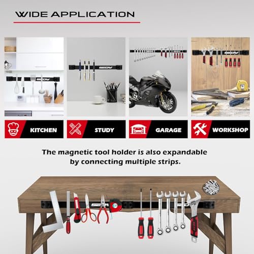 Magnetic Tool Holder Storage Organizer