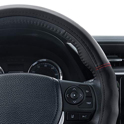 Faux Leather Steering Wheel Cover