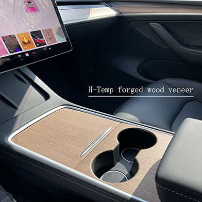 Real Wood Made for Tesla Model 3 Model Y Accessories Center Console Cover Interior Decoration Wrap Kit Tesla Model 3 Model Y 2021