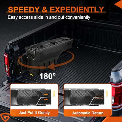 Truck Bed Swinging Toolbox Fits for Dodge Ram 1500 2500 (7.5 Count)