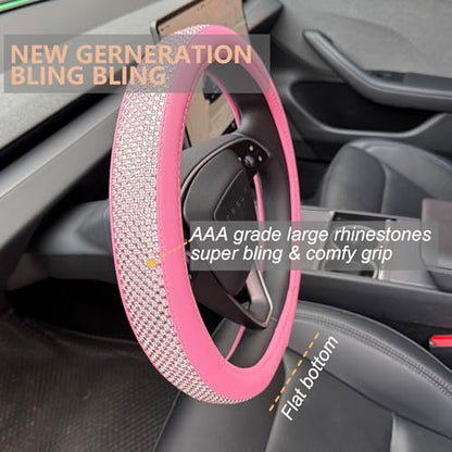Bling Comfy Steering Wheel Cover for Tesla Model Y