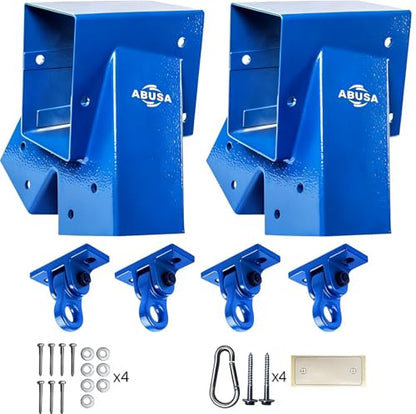 Heavy Duty Swing Sets Brackets Including 2 Blue A