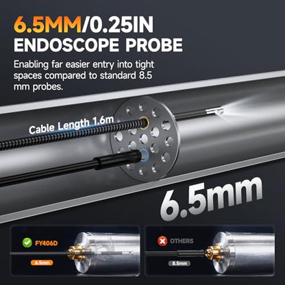 Dual Lens 2 Way Articulating Borescope