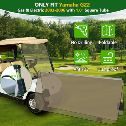 Golf Cart Foldable Windshield 3