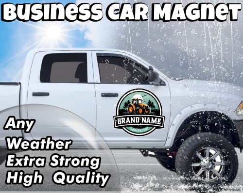 Custom Car Magnet Sign Personalized Business Logo for Cars Trucks Vans