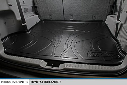 MAXLINER All Weather Custom Fit 2 Row & Cargo Liner Behind The 2nd Row Floor Mat Liner Set Compatible with 2014
