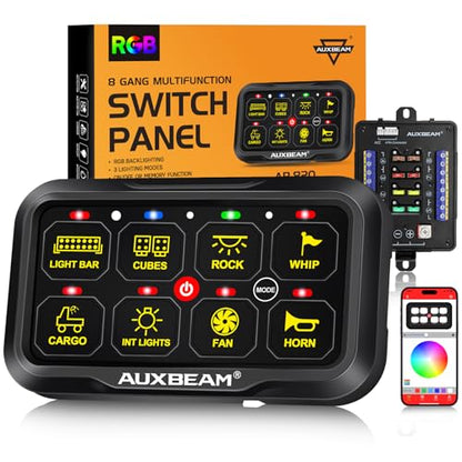 8 Gang Switch Panel Bluetooth RGB AR