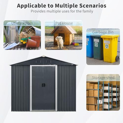 4x8 FT Outdoor Storage Shed