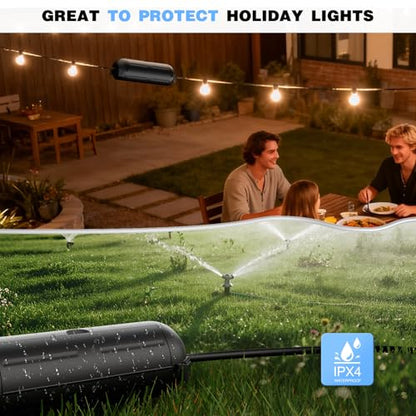 Outdoor Extension Cord Cover (6 Count)