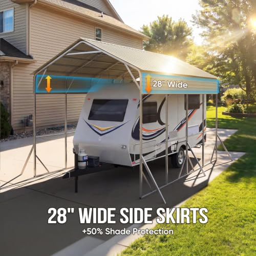 14x20x15 FT RV Metal Carport