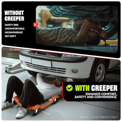 40 in Low Profile Car Rolling Mechanic Creeper