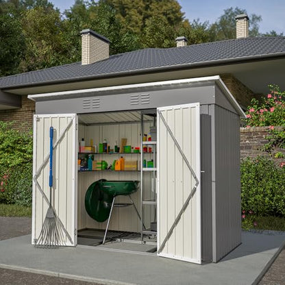 4'x8' Metal Shed Outdoor Storage Shed