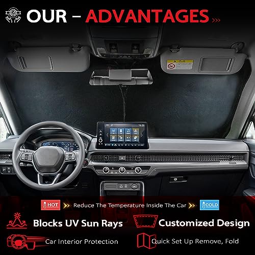 Windshield Sun Shade for Honda CRV 2023
