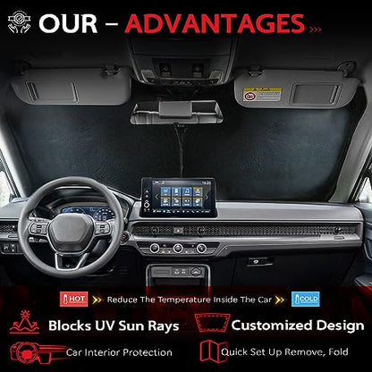 Windshield Sun Shade for Honda CRV 2023