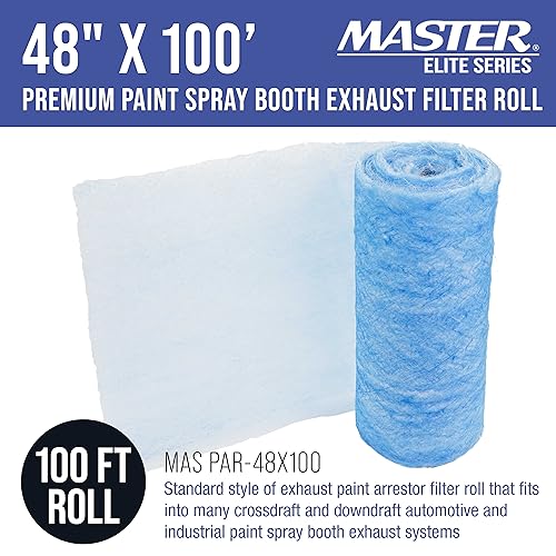 Elite Paint Spray Booth Exhaust Filter Roll 48" x 100'