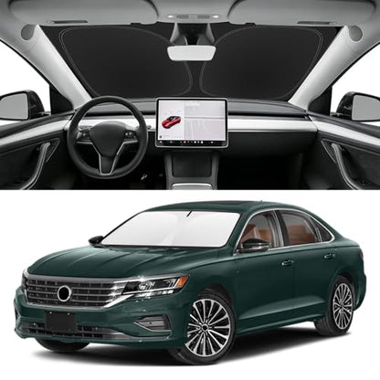 Custom Fit Windshield Sun Shade for VW Passat 2012