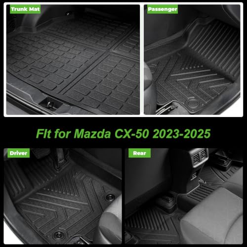 Floor Mats & Cargo Liner Set Custom Fit for Mazda CX