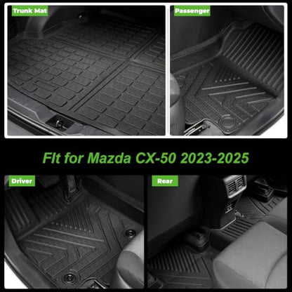 Floor Mats & Cargo Liner Set Custom Fit for Mazda CX