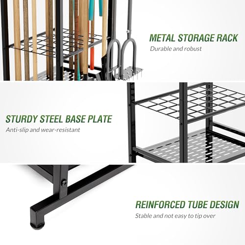 Garden Tool Organizer Rack Up to 50 Tools