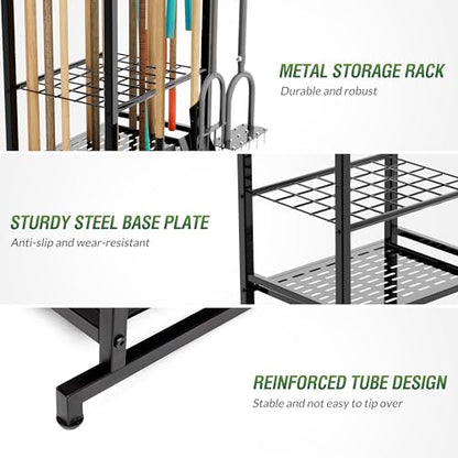 Garden Tool Organizer Rack Up to 50 Tools
