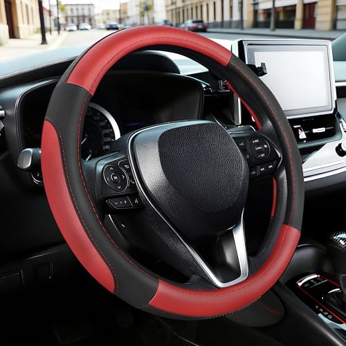 Car Steering Wheel Cover for F150 Tundra Range Rover 15.5"