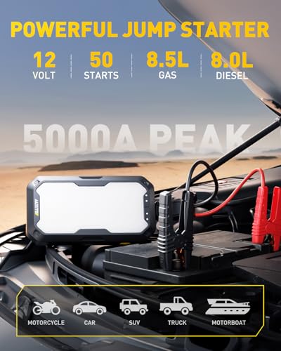 Jump Starter 5000A Car Battery Jump Starter
