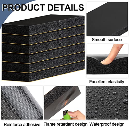 8 Pack Garage Wall Protector for Car Doors Garage Bumpers for Parking Car Self Adhesive Wall Guard Anti Collision EVA Foam Pole Padding for Warehouse Parking (8 Count)