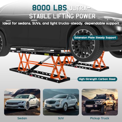 5000 lb Portable Car Lift for Home Garage