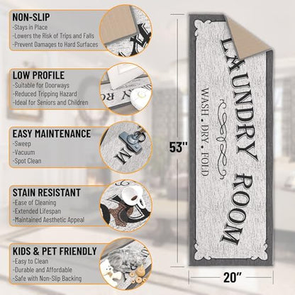 20" x 53" Laundry Room Rug