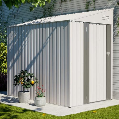 4x7 FT Outdoor Storage Shed Lean to Shed