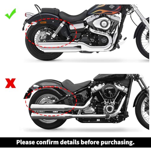 Motorcycle Saddlebags Hard Saddle Bags For Harley Touring 1993 (2 Count)