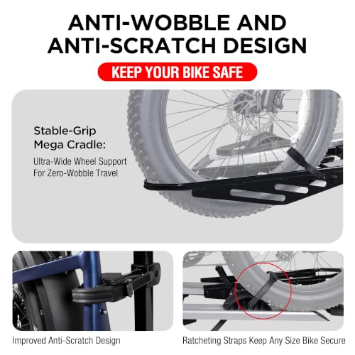 Young Hitch Mount Ebike Rack for Car (2 Count)