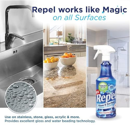 REPEL Glass & Surface Cleaner 32 fl. oz. (96 Fl Oz )