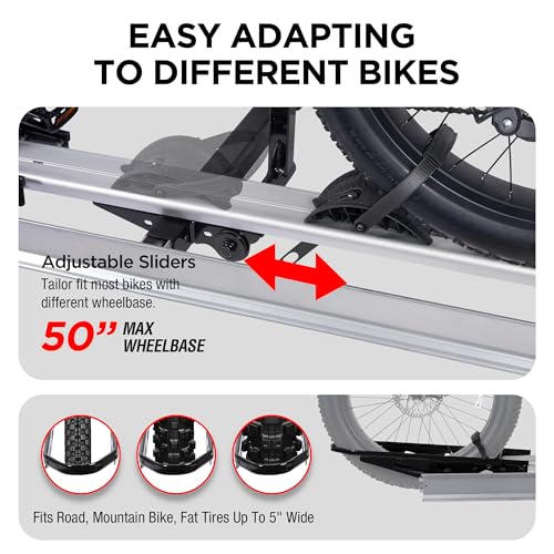 Young Hitch Single 1 Bike Rack with Ramp