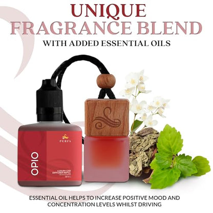 Car Air Freshener for Women Opio Inspired Perfume Diffuser by Perfa