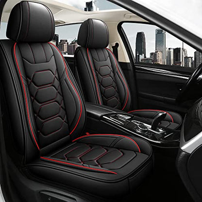 Leather Car Seat Covers Front Pair (2 Count)