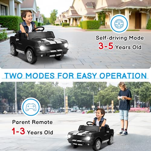 12V Licensed Shelby Electric Car for Kids