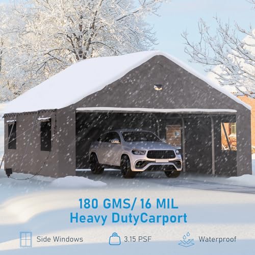 20x20 Heavy Duty Carport Canopy
