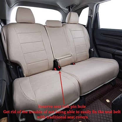 CRV Seat Covers Custom Fit for 2017 2018 2019 2020 2021 2022 Honda CRV LX