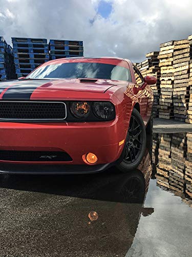 Universal Amber Fog Light Tint Film Covers (2 Count)
