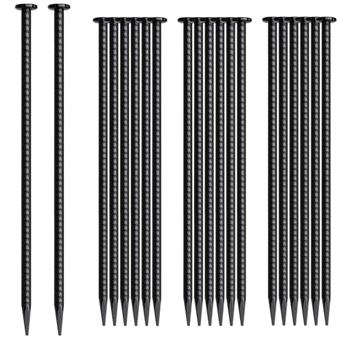 16 Inch Rebar Stakes 20 Pack Heavy Duty Ground Anchors 1 (20 Count)