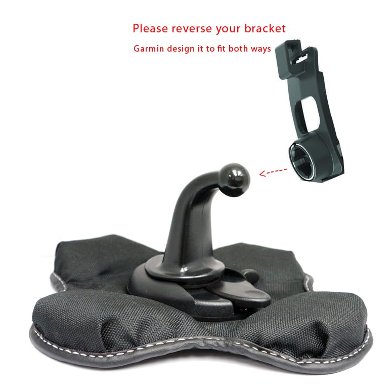 Portable Beanbag Dashboard Friction Mount Compatible with All 17mm Ball Joint Connection Nuvi Drive DriveSmart Dezl RV OTR LMT LM 5 (15 Ounce)