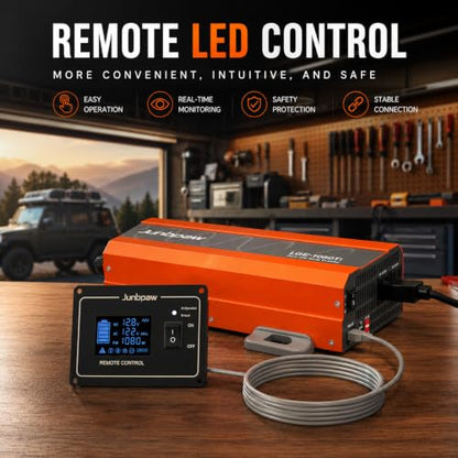 1080W Pure Sine Wave Power Inverter 12V to 110