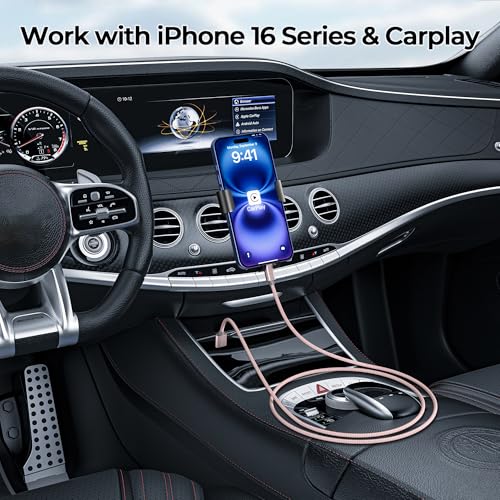 for iPhone 17 16 Pro Max Charger Cord (2 Count)