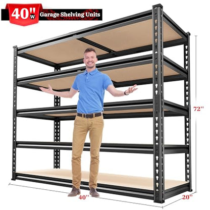 40" W Storage Shelves