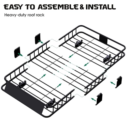 250LBS Universal Roof Rack Basket