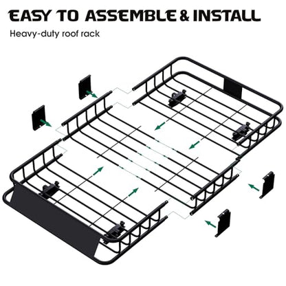 250LBS Universal Roof Rack Basket