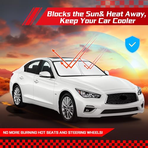 Windshield Sun Shade for Infiniti Q50 2014